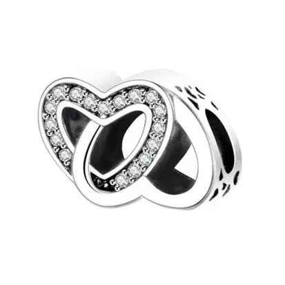 Berloque Coraçoes Entrelaçados