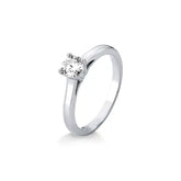 Anel Moissanite Solitario Simples