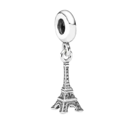 Berloque Torre Eiffel em Prata Envelhecida