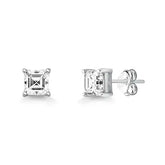Brinco Quadrado Moissanite