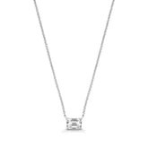 Colar Moissanite Retangular