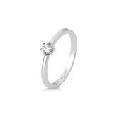 Anel Moissanite Ponto de Luz